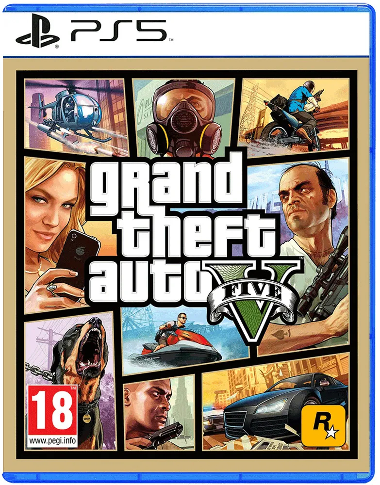 Бренд Игра для PS5 Grand Theft Auto V, русские субтитры