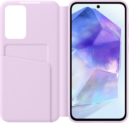 Чехол-книжка Samsung Smart View Wallet Case Galaxy A55 лаванда Фото-3