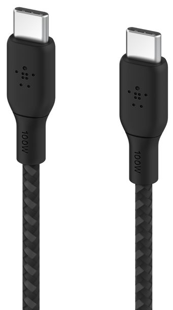 Кабель Belkin Boost Charge Braided USB-C - USB-C, 2 м, нейлон, черный Вид№2