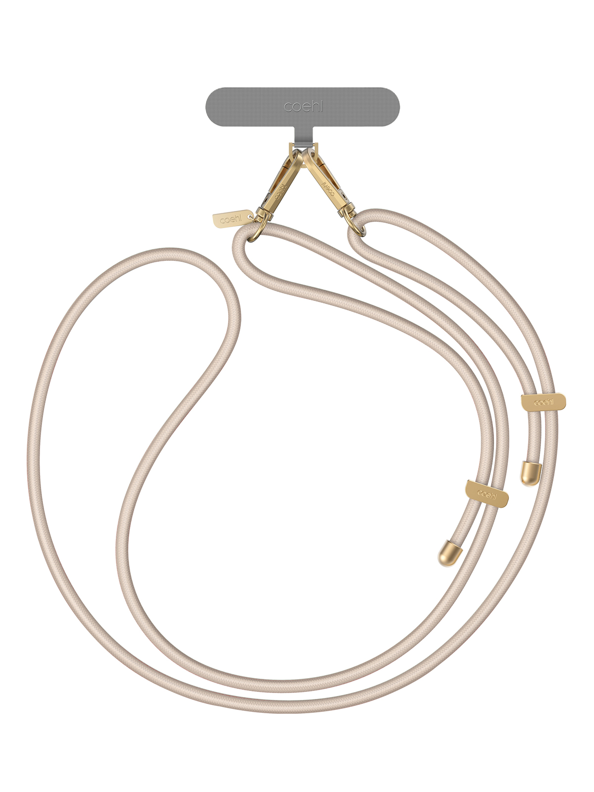 

Шнурок на шею Uniq Coehl Laurel Lanyard, бежевый, Шнурок на шею Coehl Laurel Lanyard, бежевый