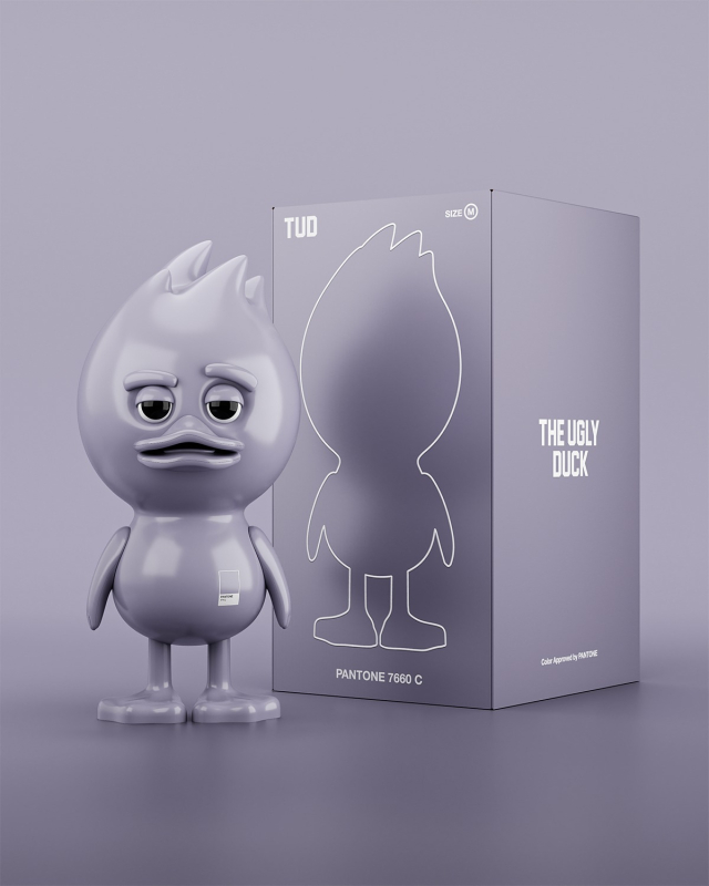 Фигура Tud Toy The Ugly Duck Pantone 7660C, лиловый Фото-7