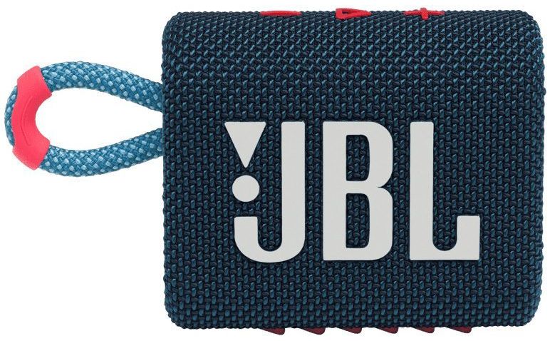 Бренд Акустика портативная JBL Go 3, синий/розовый