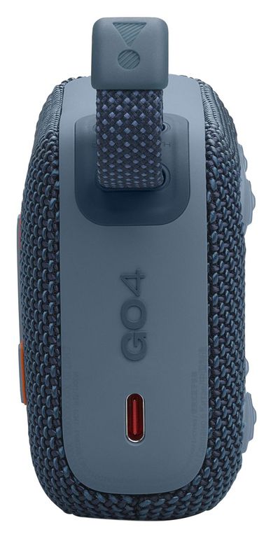 Акустика портативная JBL Go 4, синий JBLGO4BLU - фото 4