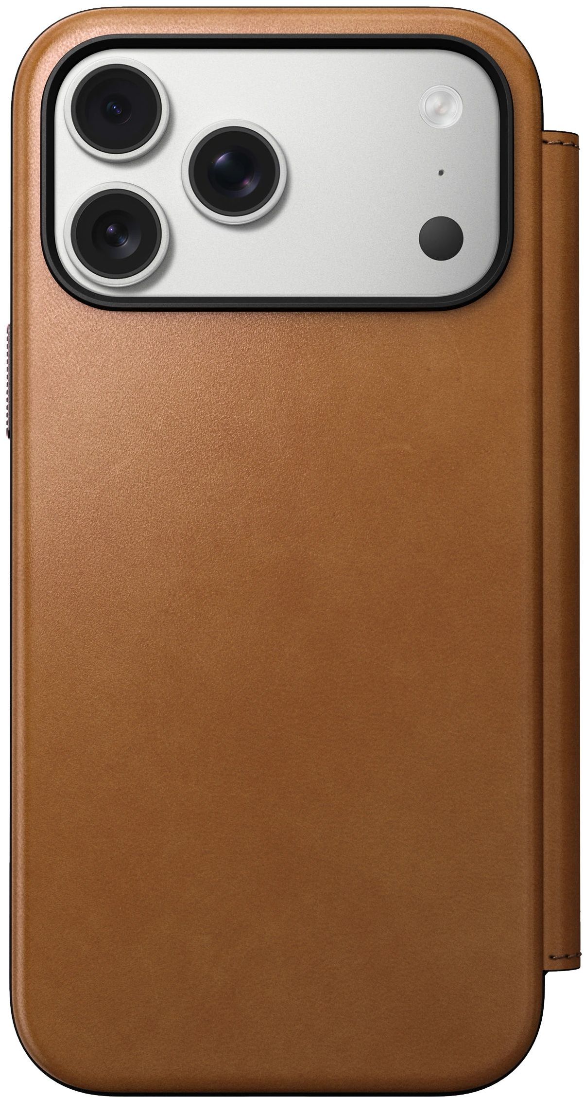 

Чехол Nomad Modern Folio MagSafe для iPhone 17 Pro Max, кожа, охра, Коричневый, Чехол Modern Folio MagSafe для iPhone 17 Pro Max, кожа, охра