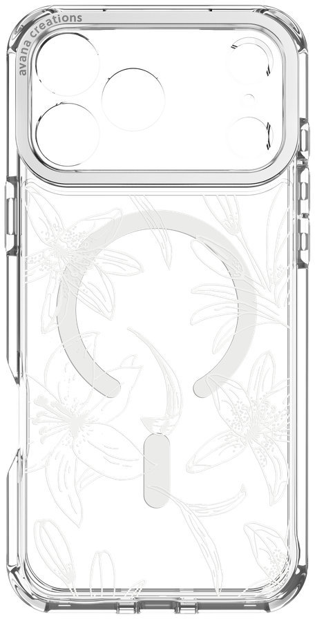 

Чехол Avana VIBE MagSafe для iPhone 17 Pro, серебристый