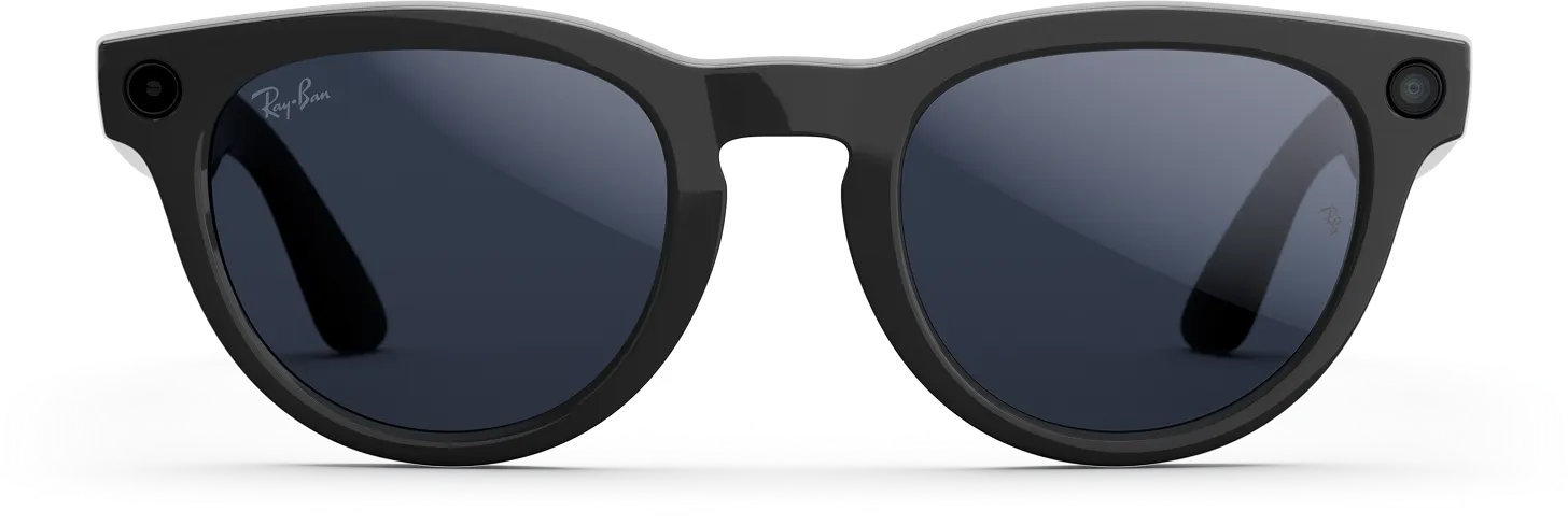 Умные очки Ray-Ban Gen 2 Headliner High Bridge Sapphire Transitions, Shiny Black