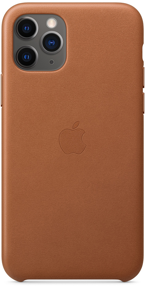 Чехол для iPhone 11 Pro Leather, золотисто‑коричневый