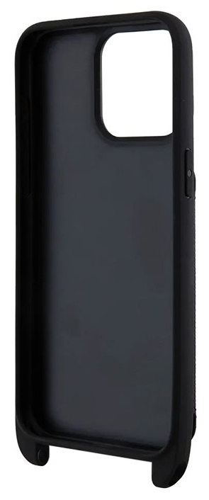 Чехол Karl Lagerfeld Saffiano Crossbody & Choupette Cardslot для iPhone 15 Pro, черный Фото-2