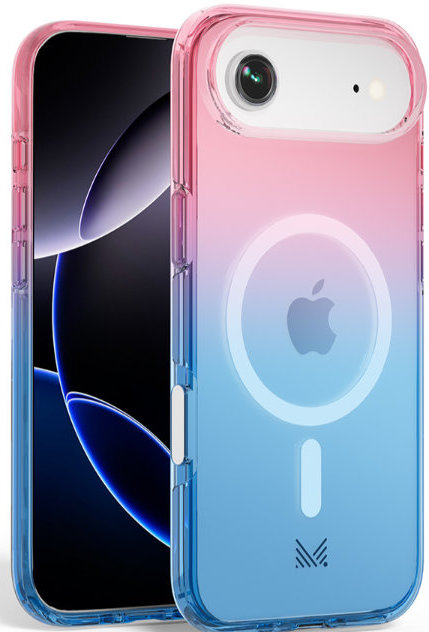 

Чехол Monocozzi ESSENTIALS MagSafe для iPhone Air, синий/розовый, Чехол ESSENTIALS MagSafe для iPhone Air, синий/розовый