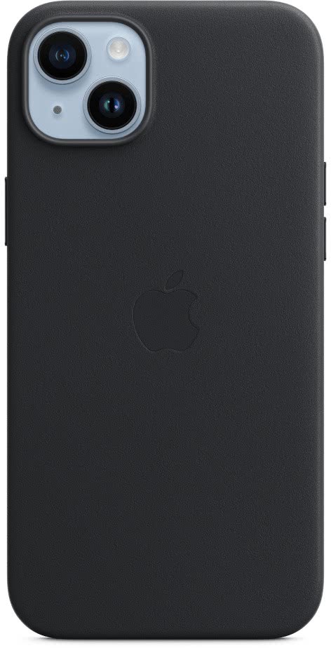 

Apple Чехол MagSafe для iPhone 14 Plus, кожа, «тёмная ночь»