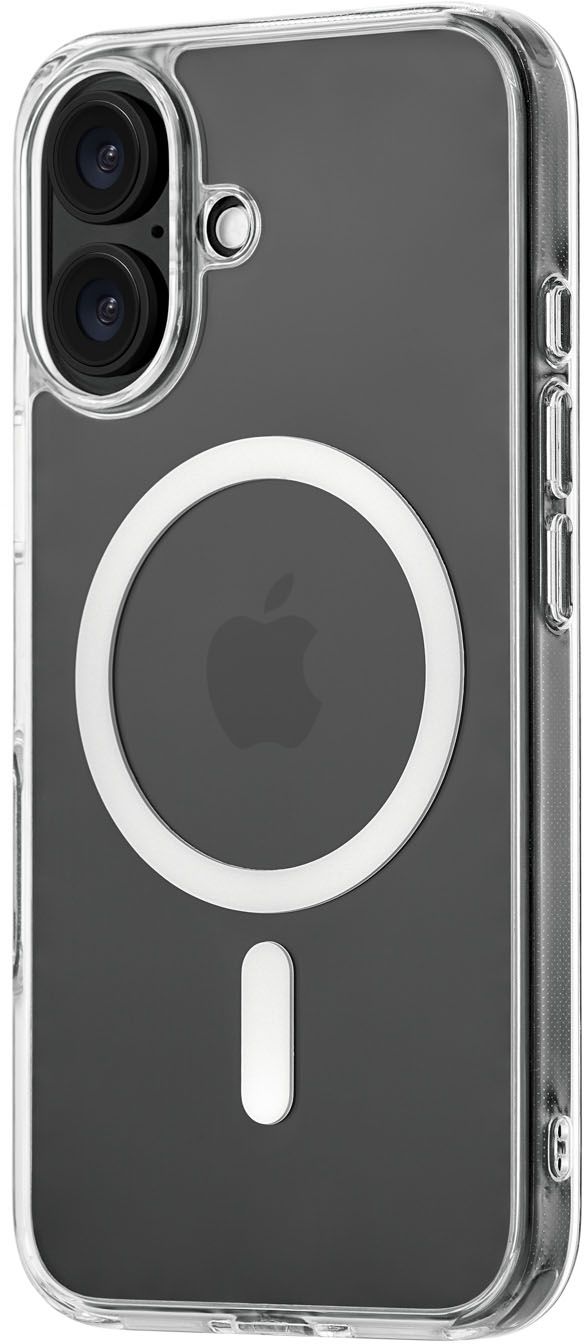 uBear Чехол Real Case MagSafe для iPhone 16, прозрачный