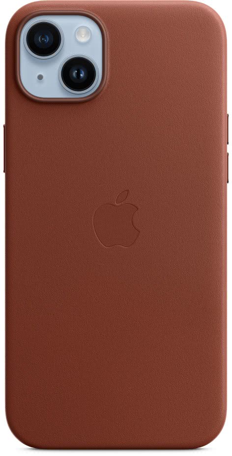 

Apple Чехол MagSafe для iPhone 14 Plus, кожа, коричневый