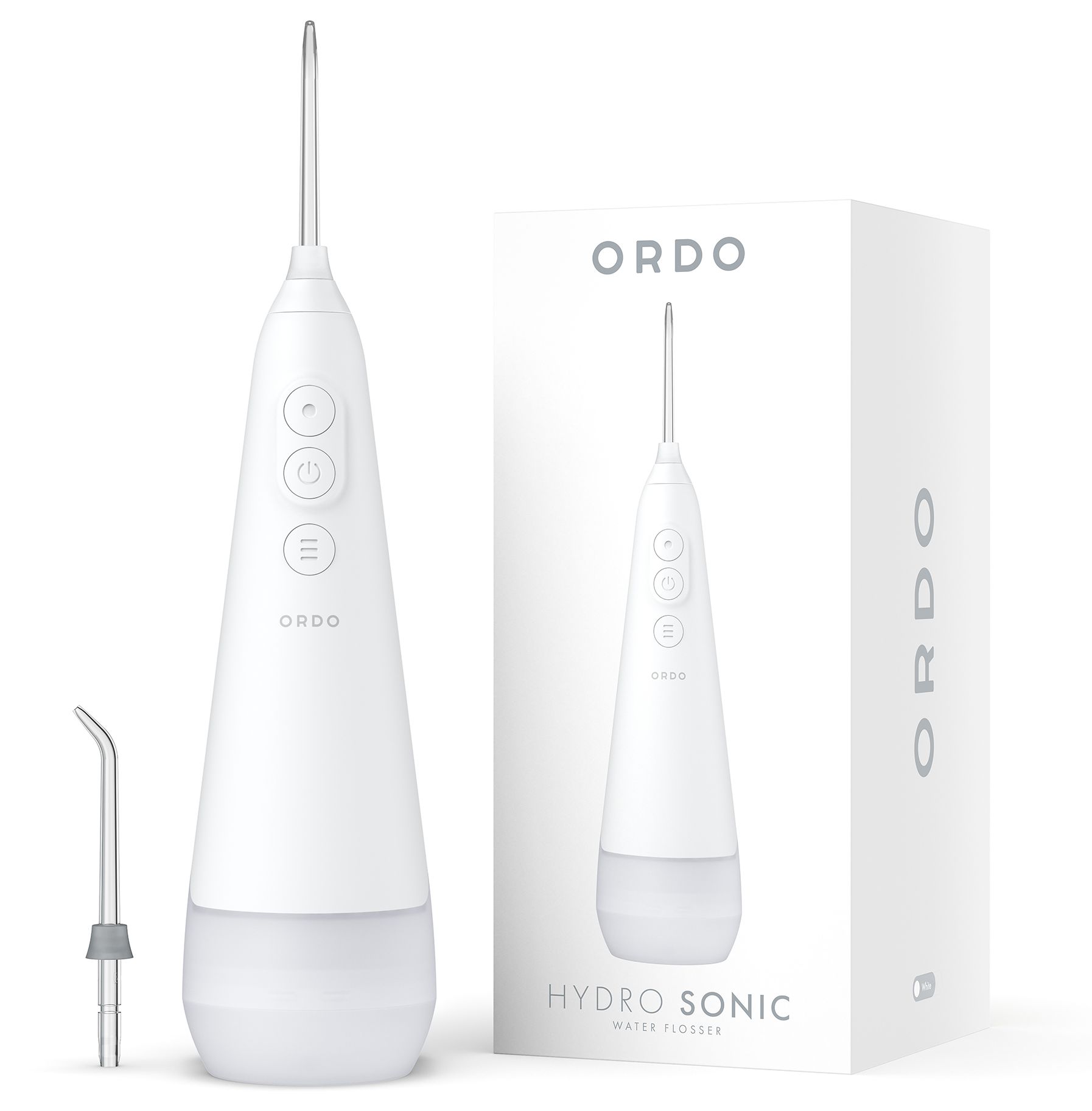 

Ирригатор ORDO Hydro Sonic Water Flosser, белый, Ирригатор Hydro Sonic Water Flosser, белый