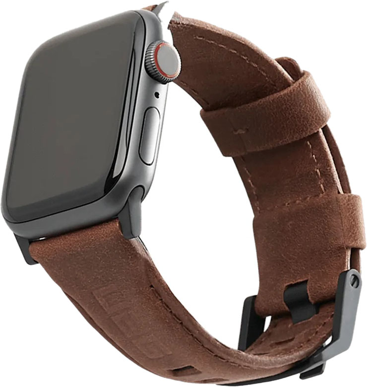 Ремешок для Apple Watch 38/40 мм, кожа, коричневый