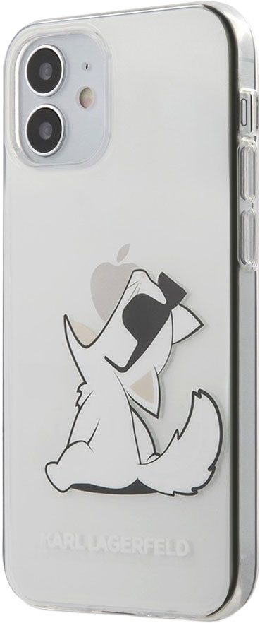 Чехол Lagerfeld Choupette Fun для iPhone 12 mini, прозрачный