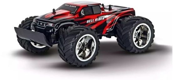 Carrera Машина на радиоуправлении RC Hell Rider Buggy, черный+красный