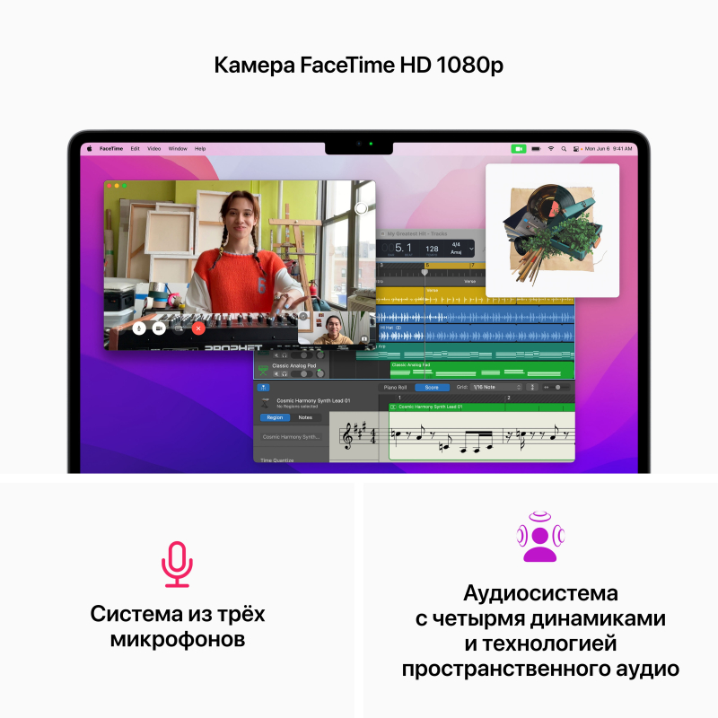 Apple MacBook Air 13" (M2, 8C CPU/10C GPU, 2022), 8 ГБ, 512 ГБ SSD, «серый космос» Фото-5