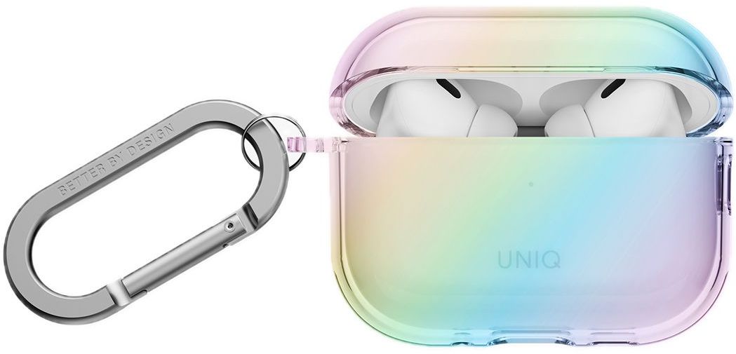 

Чехол Uniq Iridescia для AirPods Pro 3, Holo Quartz, прозрачный, Чехол Iridescia для AirPods Pro 3, Holo Quartz, прозрачный