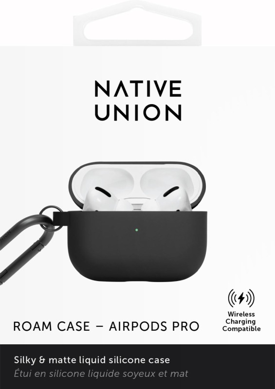 Чехол Native Union Roam для AirPods Pro 2, черный Фото-4