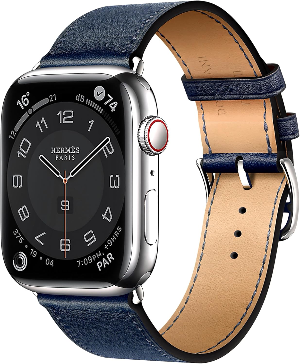 

Apple Watch Series 10 Hermes, 46 мм, титановый корпус, кожаный ремешок синего цвета, Синий, Watch Series 10 Hermes, 46 мм, титановый корпус, кожаный ремешок синего цвета