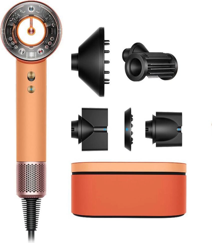 Фен Dyson Supersonic Nural HD16 Ceramic Apricot/Topaz, оранжевый