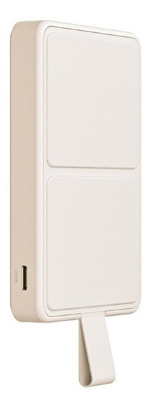 Внешний магнитный аккумулятор Xiaomi Magnetic Power Bank 6000 мАч GL, золотой Фото-3