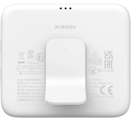 Термогигрометр с часами Xiaomi Smart Temperature and Humidity Monitor 3, белый Фото-6