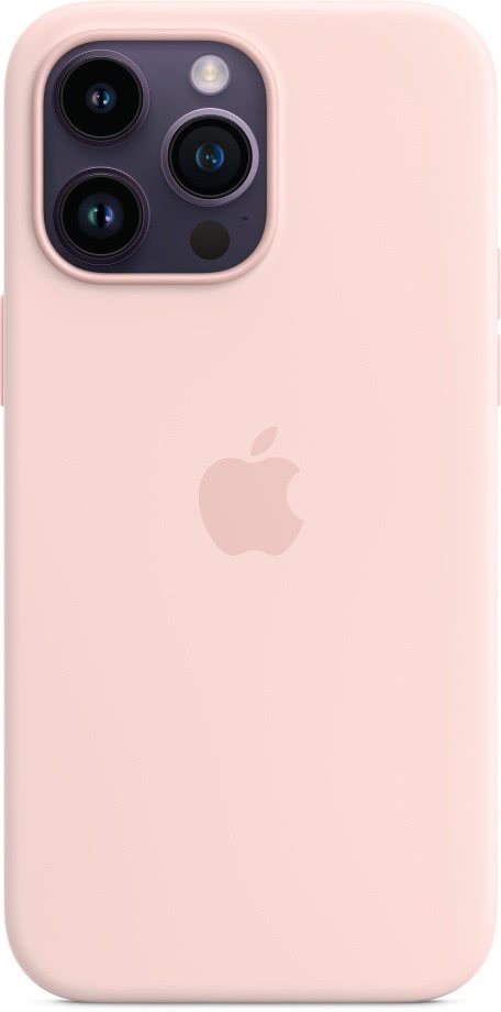 

Apple Чехол MagSafe для iPhone 14 Pro Max, силикон, «розовый мел»