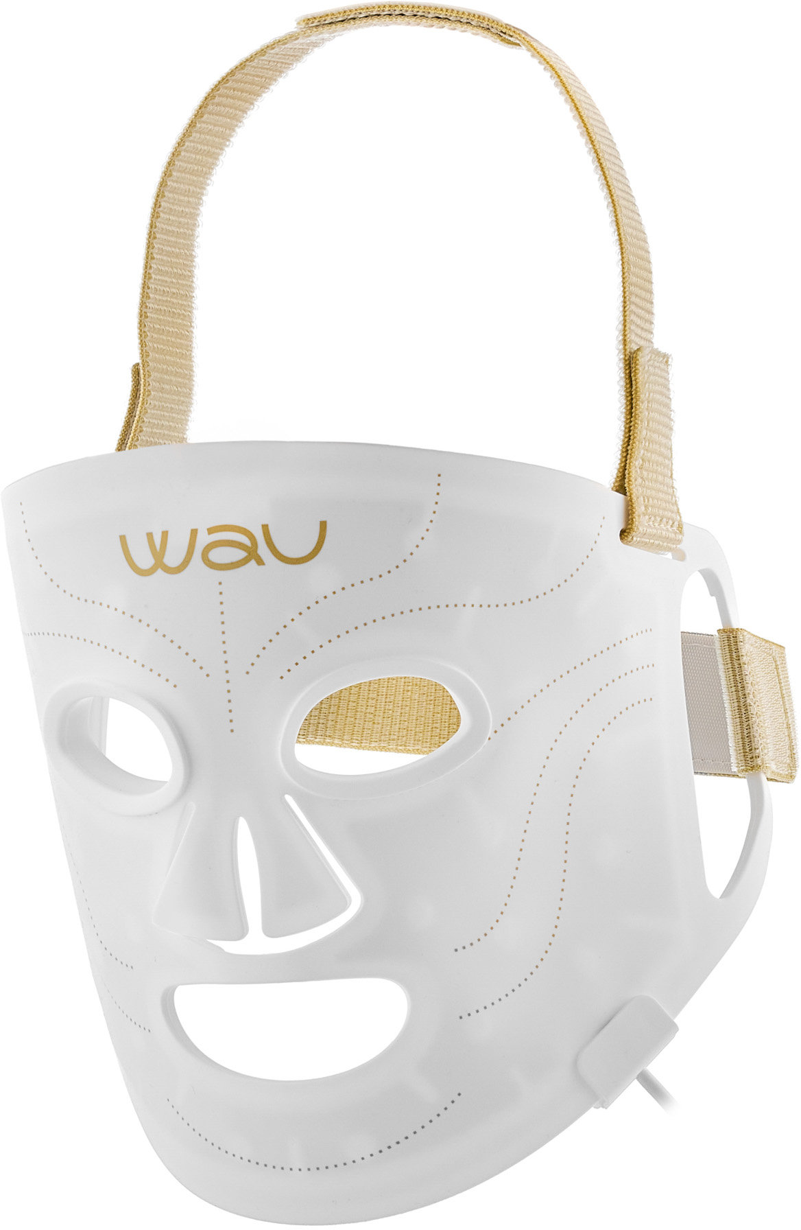Маска омолаживающая для фототерапии лица WAU LED MASK, белый