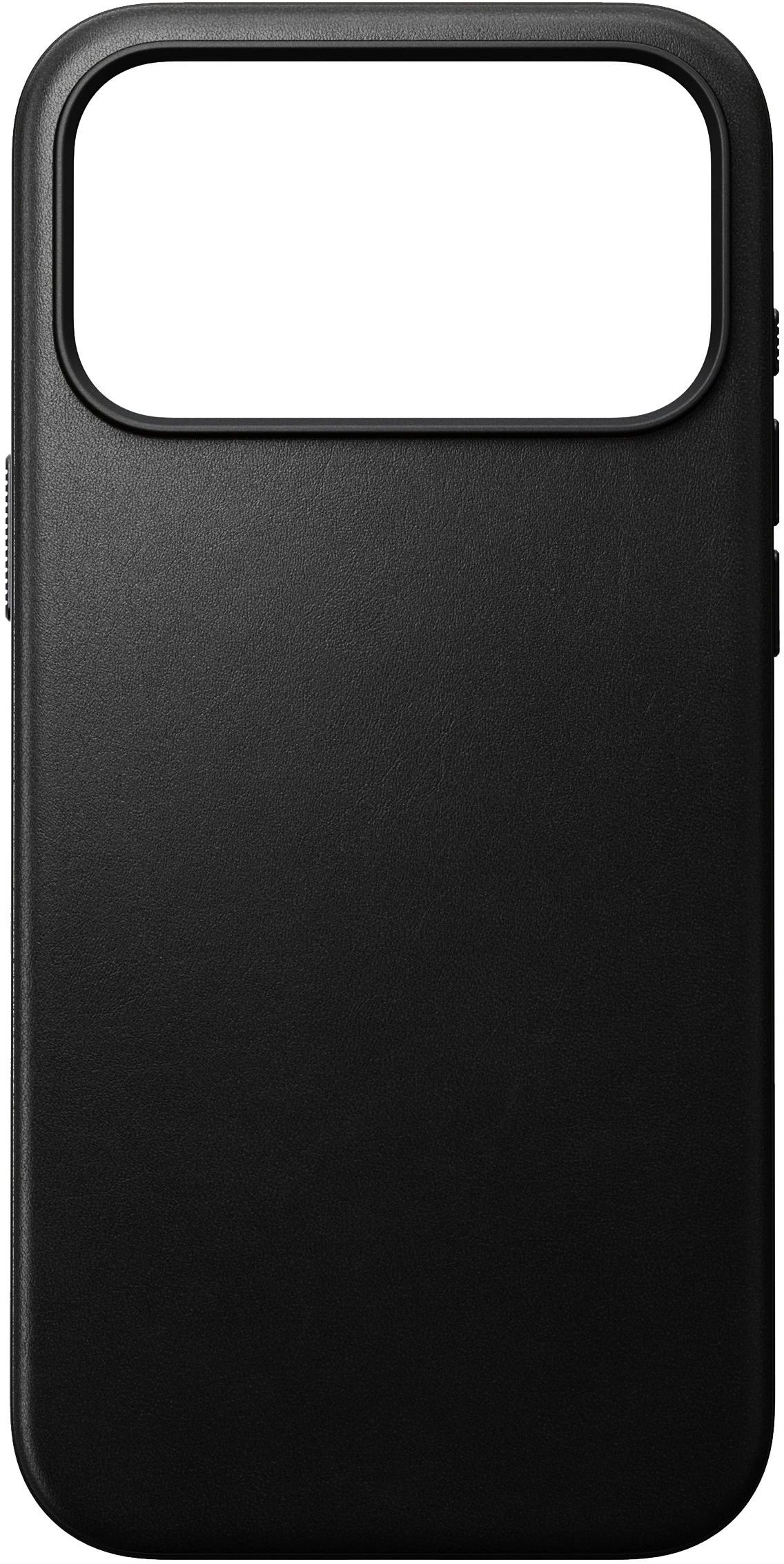 

Чехол Nomad Modern Case MagSafe для iPhone 17 Pro Max, кожа, черный, Чехол Modern Case MagSafe для iPhone 17 Pro Max, кожа, черный