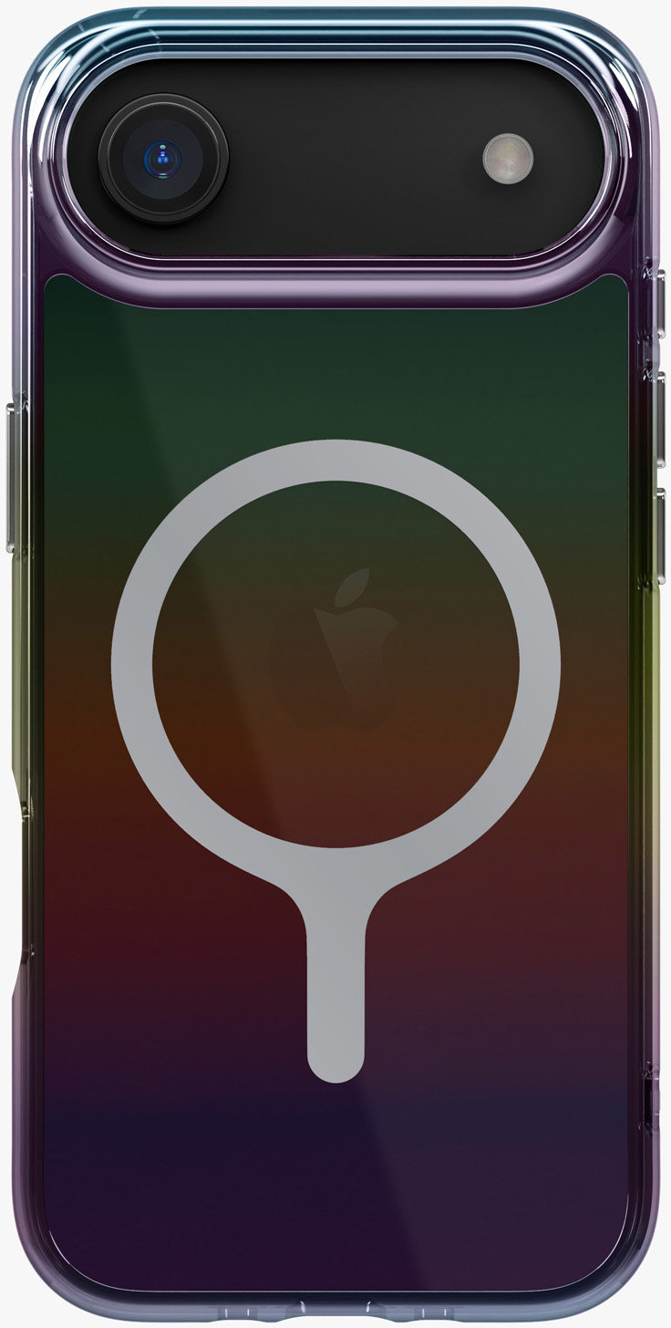 

Чехол Uniq Iridescia Midnight Quartz Magsafe для iPhone Air, радужный, Разноцветный, Чехол Iridescia Midnight Quartz Magsafe для iPhone Air, радужный