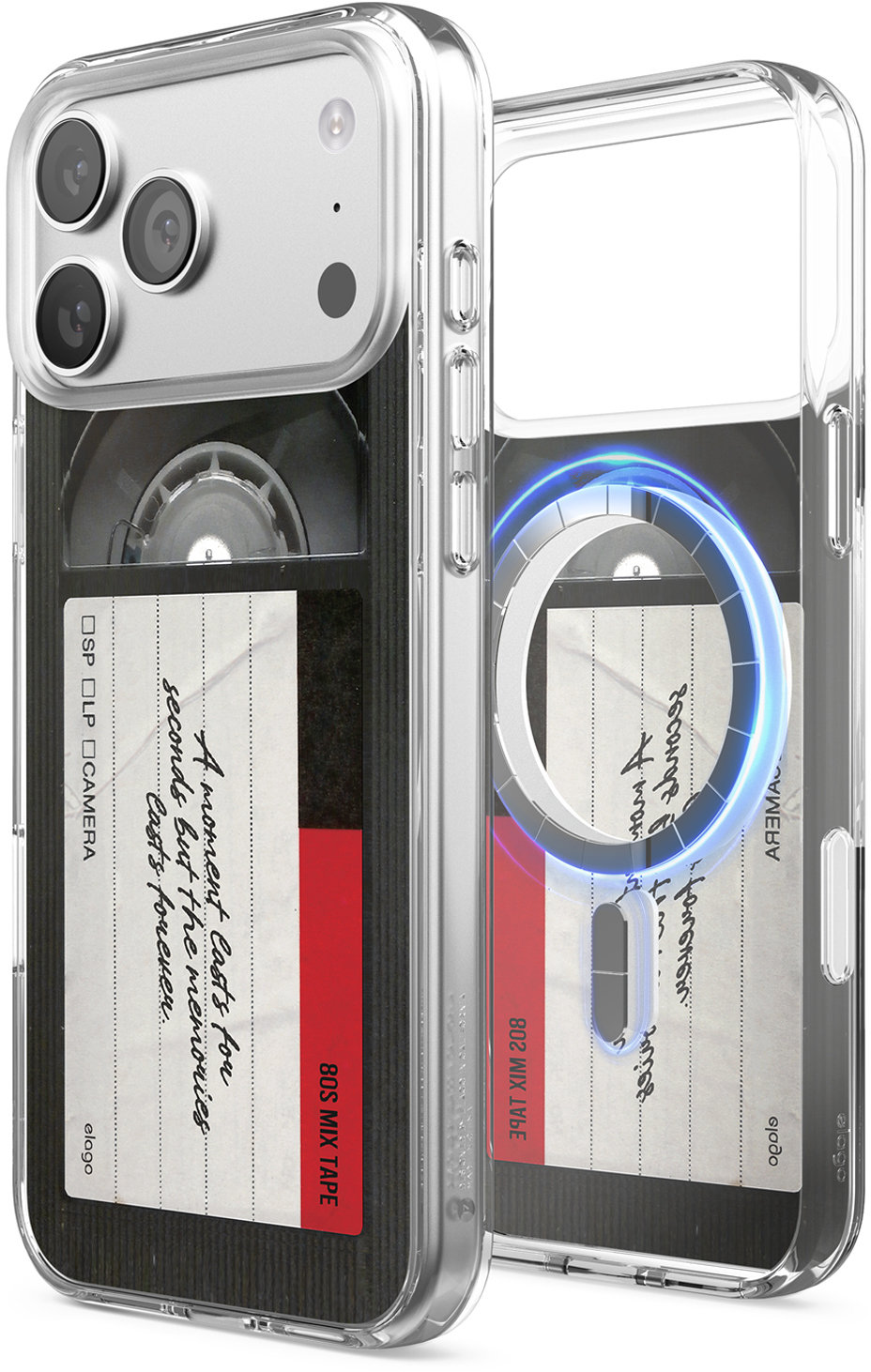 

Чехол Elago Magnetic Unique Betacam для iPhone 17 Pro Max, MagSafe, прозрачный, Чехол Magnetic Unique Betacam для iPhone 17 Pro Max, MagSafe, прозрачный