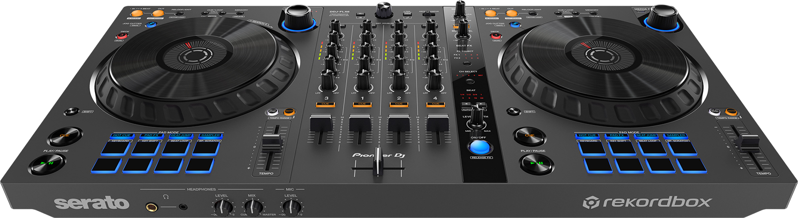 Купить Микшерный пульт Pioneer DDJ-FLX6-GT, черный — цена, описание в ...