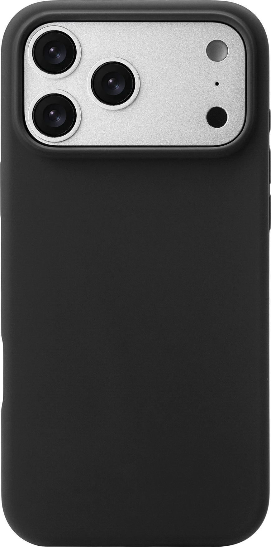 Чехол moonfish MagSafe для iPhone 18 Pro Max, силикон, soft-touch, черный