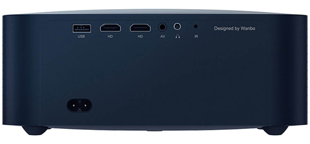 Проектор портативный Wanbo Projector X2 Max, Синий Фото-8