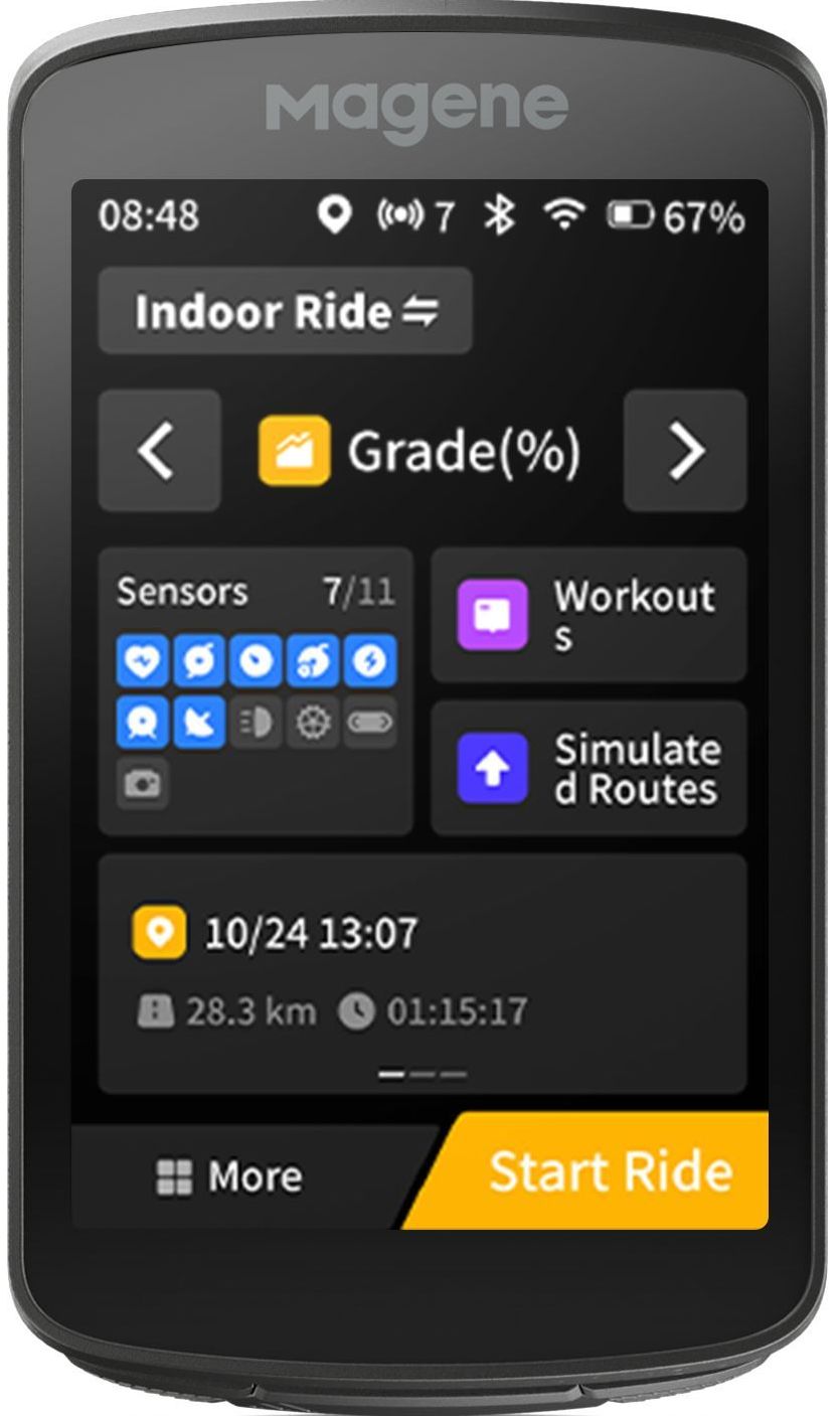 

Велокомпьютер Magene GPS C706, черный, Велокомпьютер GPS C706, черный