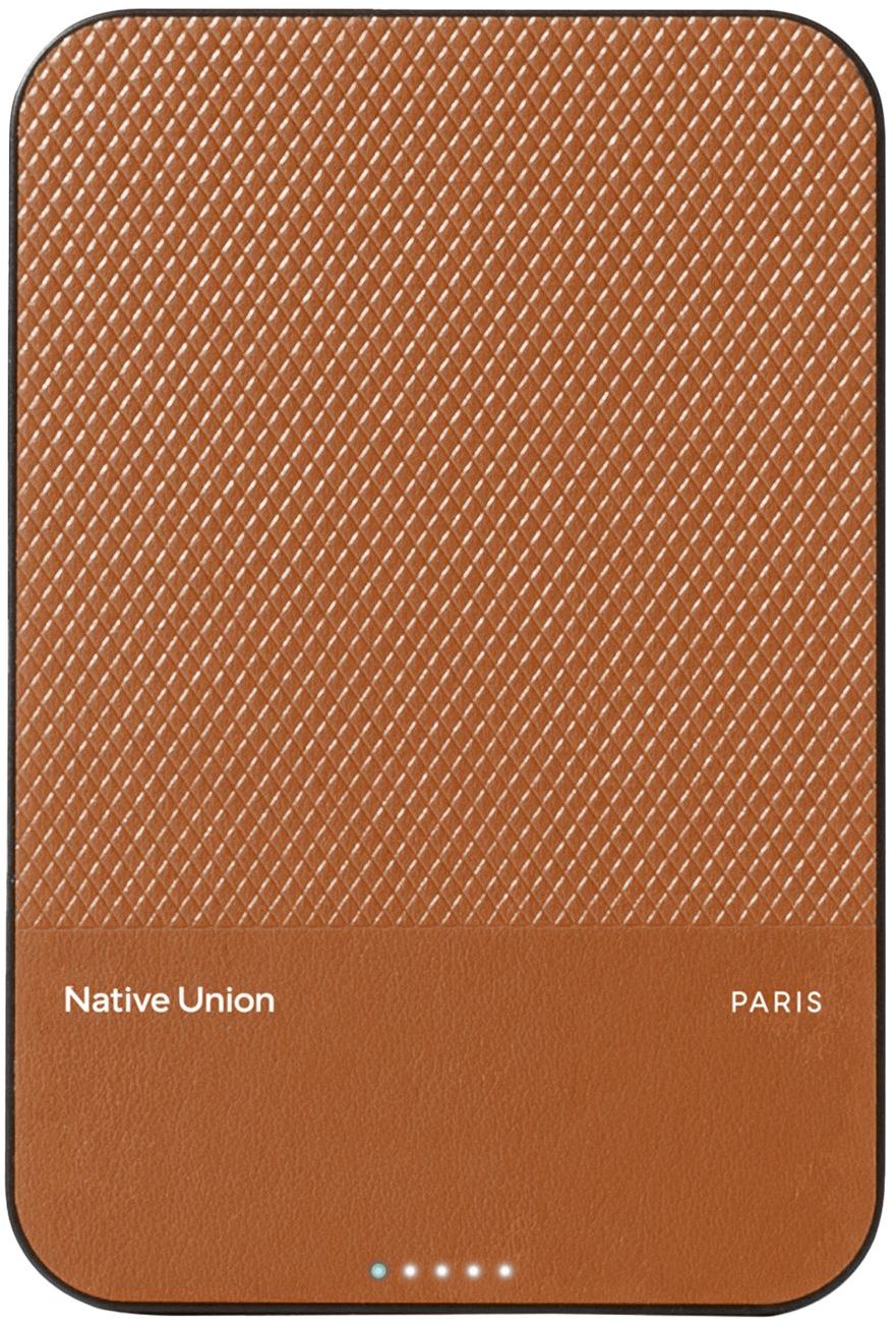 

Внешний аккумулятор Native Union (Re)Classic Magnetic Power Bank 10000mAh Qi2, коричневый, Внешний аккумулятор (Re)Classic Magnetic Power Bank 10000mAh Qi2, коричневый