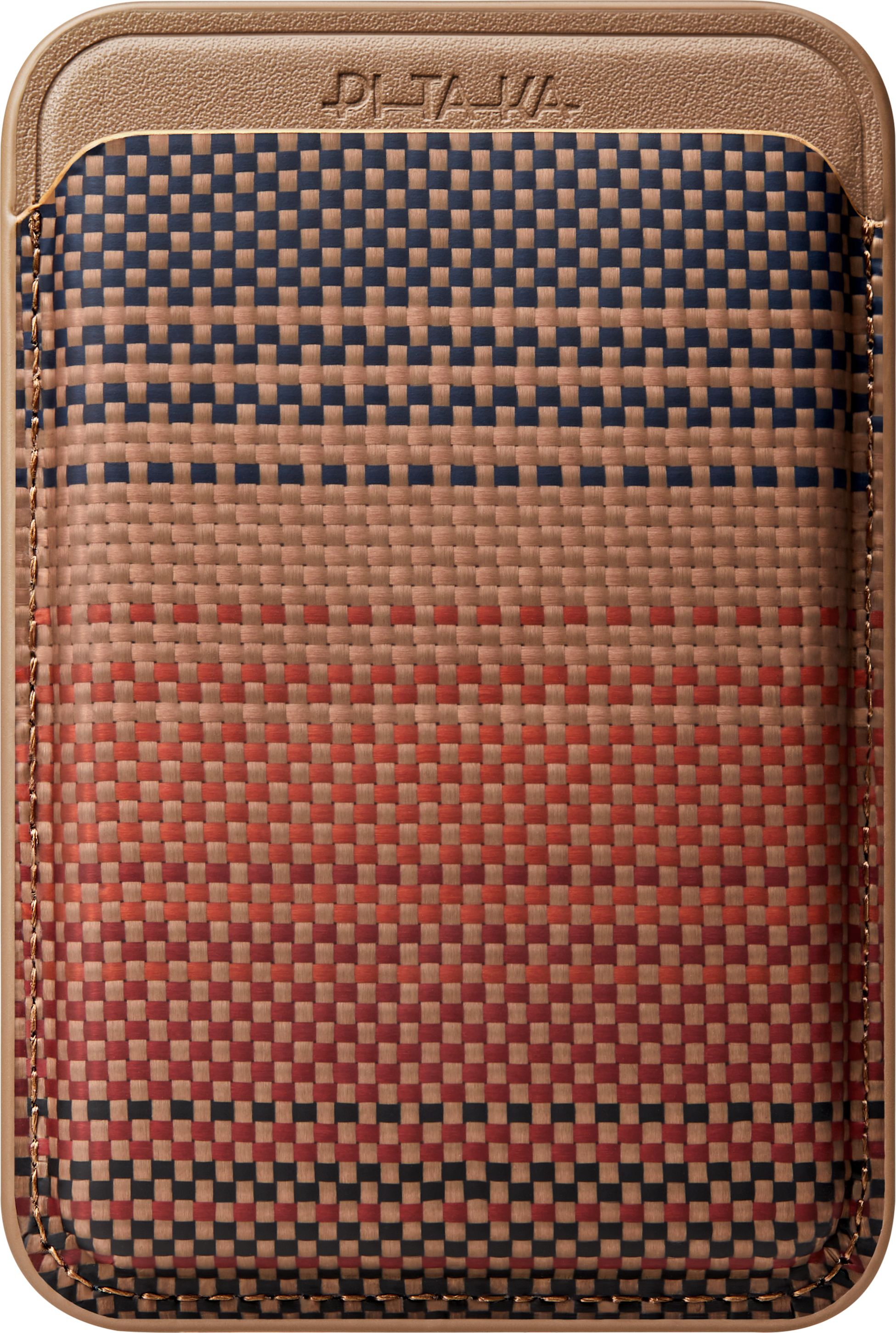 

Чехол-бумажник Pitaka Magnetic Woven Wallet, коричневый, Чехол-бумажник Magnetic Woven Wallet, коричневый