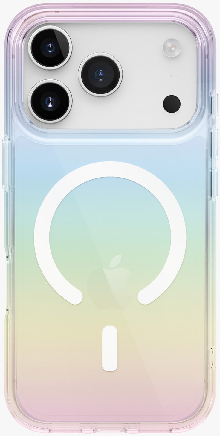 

Чехол Uniq Iridescia Holo Quartz Magsafe для iPhone 17 Pro, радужный, Разноцветный, Чехол Iridescia Holo Quartz Magsafe для iPhone 17 Pro, радужный