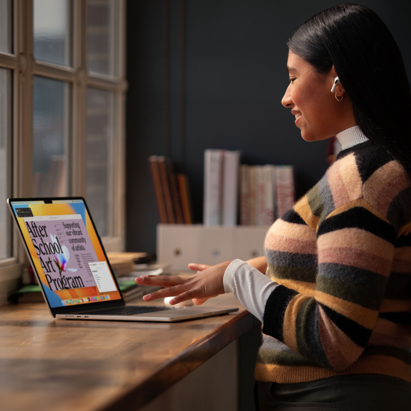 Apple MacBook Air 15" (M2, 8C CPU/10C GPU, 2023), 8 ГБ, 512 ГБ SSD, «сияющая звезда» Фото-9