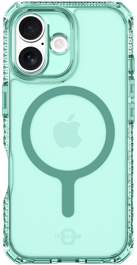 

Чехол Itskins HYBRID R VAPOR MagSafe для iPhone 17, зеленый, Чехол HYBRID R VAPOR MagSafe для iPhone 17, зеленый