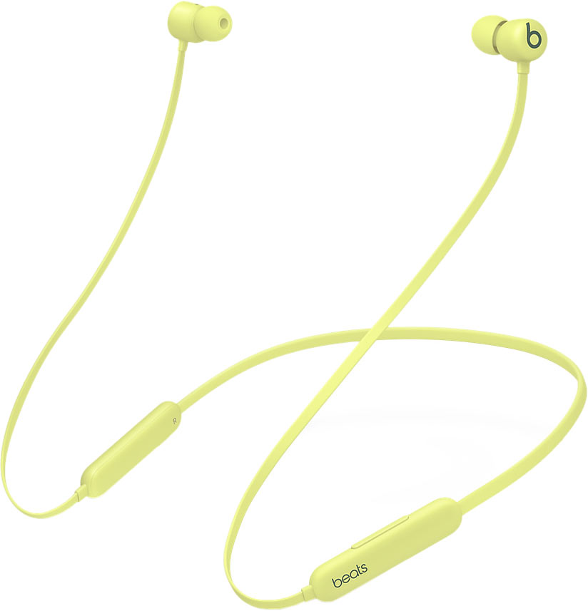 

Beats Беспроводные наушники Flex, серия All‑Day Wireless, «жёлтый цитрус»