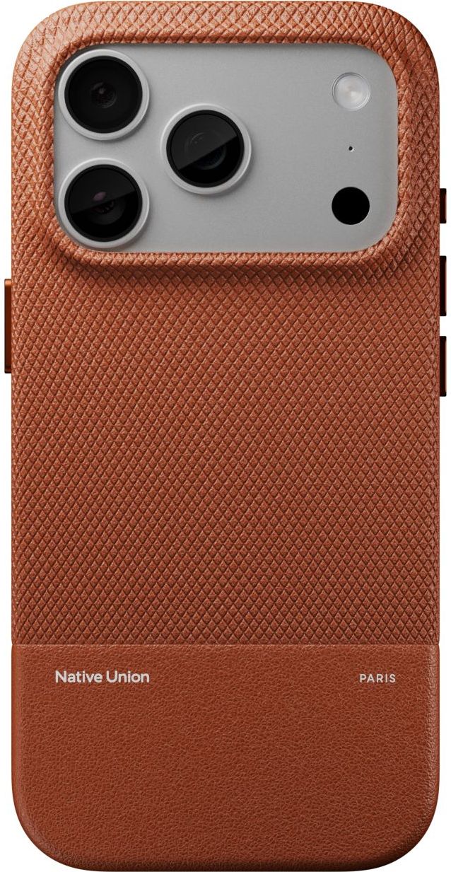 Чехол Native Union Re(Classic) MagSafe для iPhone 18 Pro, коричневый