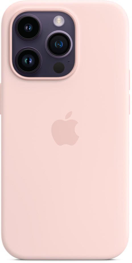 

Apple Чехол MagSafe для iPhone 14 Pro, силикон, «розовый мел»