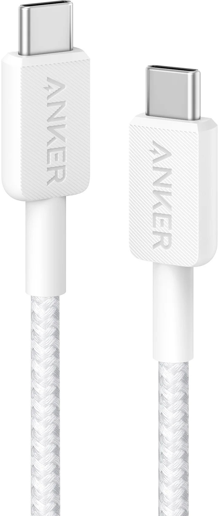 Кабель Anker 322 USB-C - USB-C, 1.8 м белый