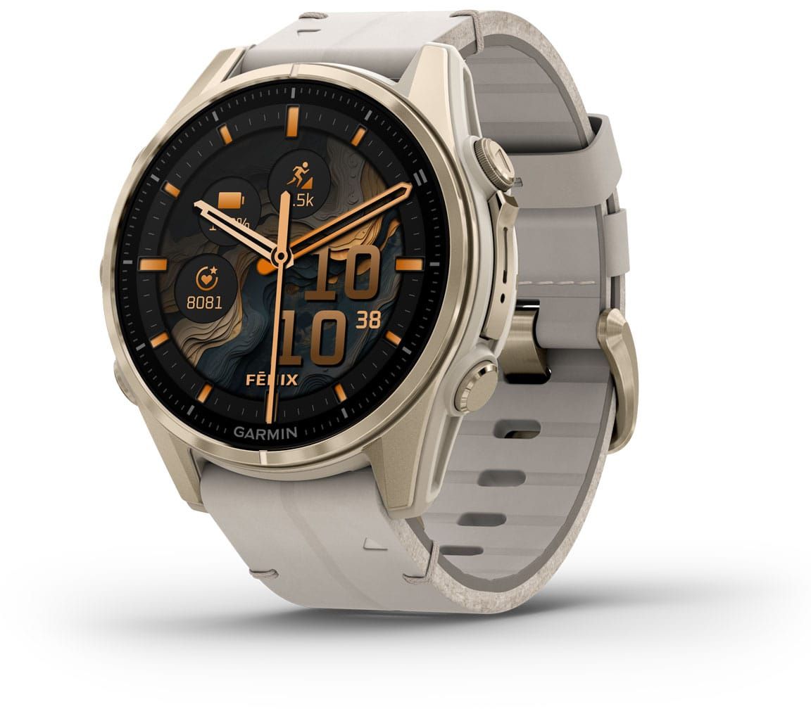 

Умные часы Garmin Fenix 8 43 мм, золотой, Умные часы Fenix 8 43 мм, золотой