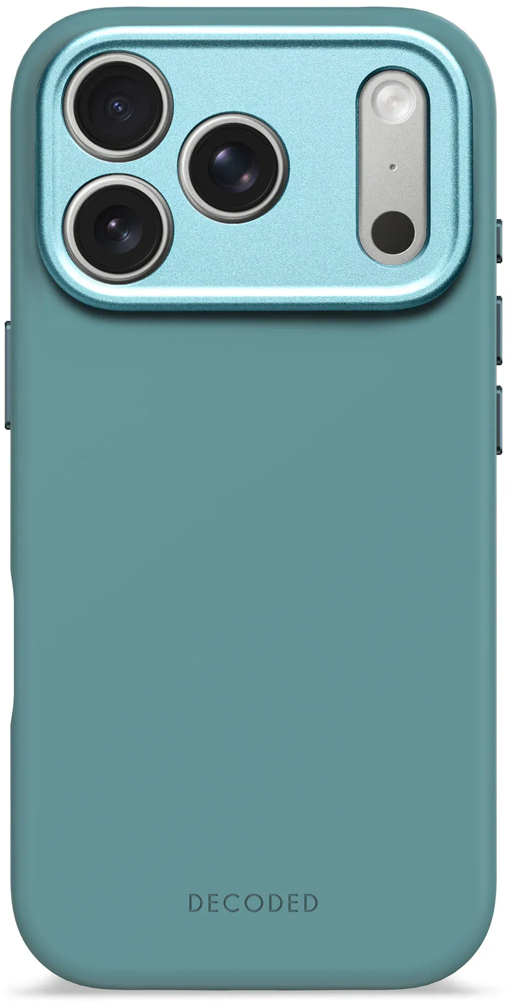 

Чехол Decoded Silicone Case Retro Blue для iPhone 17 Pro, силикон, аквамарин, Бирюзовый, Чехол Silicone Case Retro Blue для iPhone 17 Pro, силикон, аквамарин
