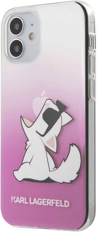 Чехол Lagerfeld Choupette Fun для iPhone 12 mini, розовый