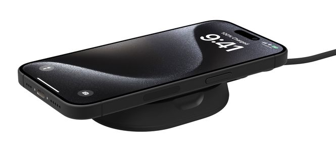 Беспроводное зарядное устройство Belkin Boost Charge Pro Convertible MagSafe Qi2, 15 вт, черный Фото-3