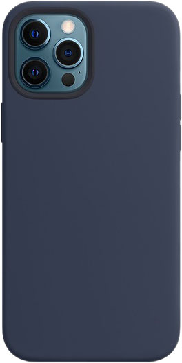 Чехол MagSafe для iPhone 12 Pro Max, синий